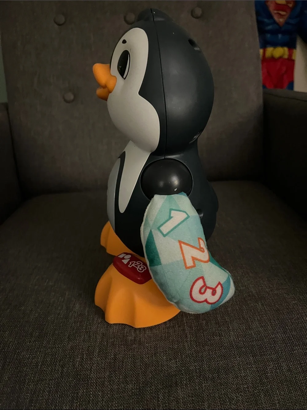 Fisher-Price Blue, White & Orange Light-Up Penguin Learning Toy